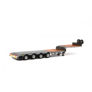 WSI04-1140 - Broshuis Semi Lowloader 4 Axle /1:50 WSImodels